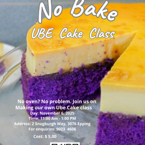 Ube Cake class attendance