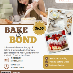 Bake & Bond tickets
