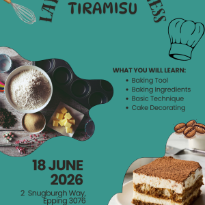 Baking class tickets